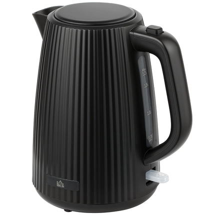 Elektrická rychlovarná konvice, objem 1.7L, automatické vypnutí, černá