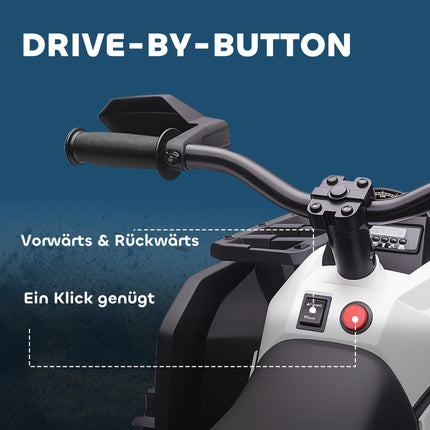 Elektrická dětská čtyřkolka, baterie 12V, rychlost 3-8 km/h