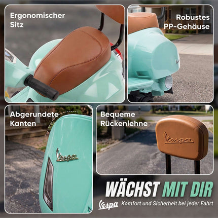 Electric Kids Ride-On Vespa – Green, 18-36 Months