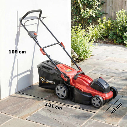 Elektrická sekačka na trávu, nůž 40cm, bezkartáčový motor 36V