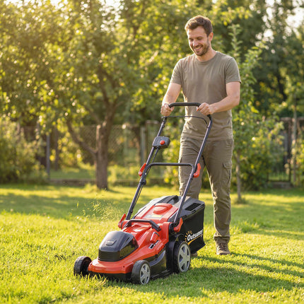 Elektrická sekačka na trávu, nůž 40cm, bezkartáčový motor 36V
