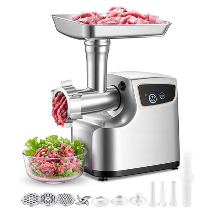 Electric Meat Grinder, 700W, 2.3 kg Min, Sausage Kit