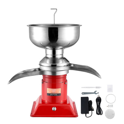 Electric Milk Cream Separator, 100L/H, 5L Bowl, 304 SS