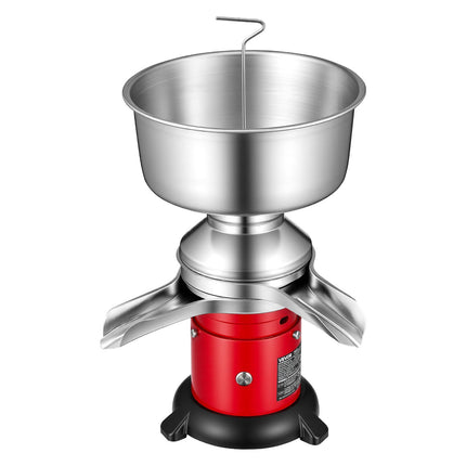 Electric Milk Cream Separator, 60L/H, 4.5L Bowl, 304 Steel