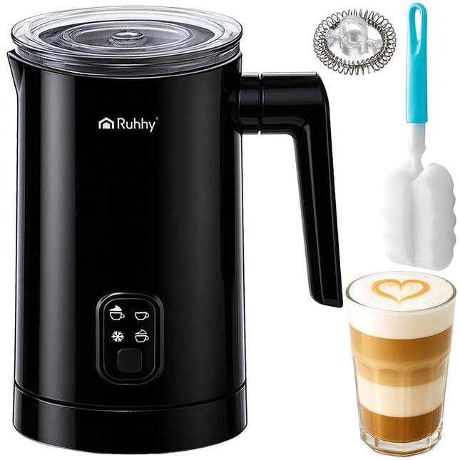 Elektrický napěňovač mléka, černá, 400W, objem 160ml/350ml