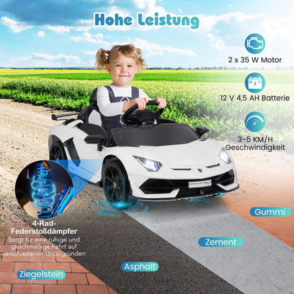 Elektrické autíčko pro děti s dálkovým ovládáním a LED světly