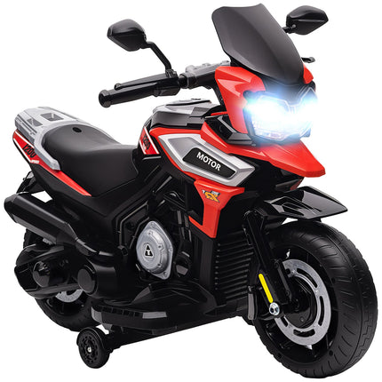Elektrická motorka pro batolata 18-36 měsíců, červená