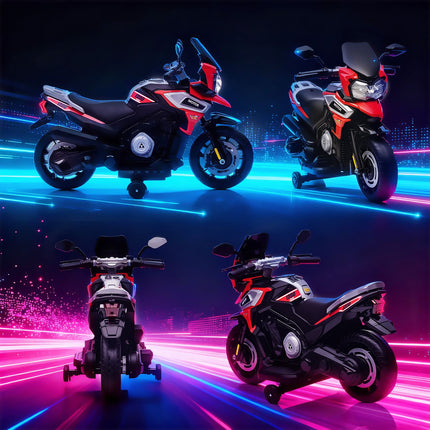 Elektrická motorka pro batolata 18-36 měsíců, červená