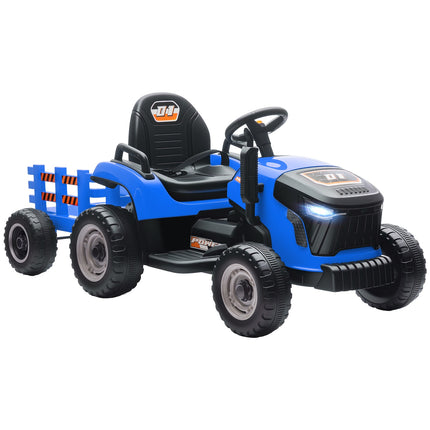 Elektrický traktor k svezení pro děti, dálkové ovládání, 3-8 let, modrá