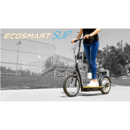 Elektrická koloběžka 350W, kola 16"", bambusová nášlapná deska, 25km/h