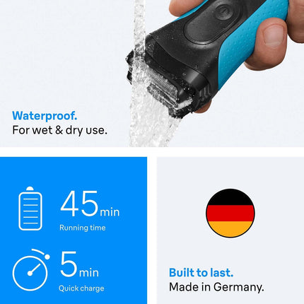 Electric Shaver Series 3 with Trimmer Attachment