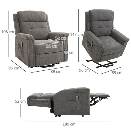 Electric deck chair, remote control, capacity 170 kg
