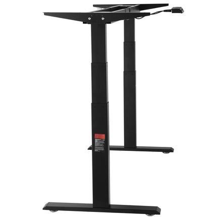Electric Standing Desk Frame, Dual Motor, 65-129 cm, Black