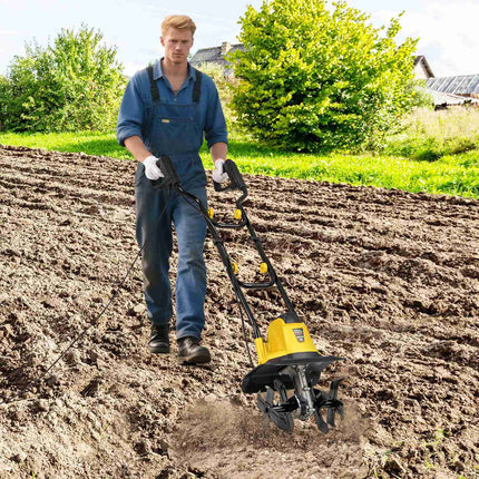 Elektrický kultivátor 750W – záběr 32cm, hloubka 22cm