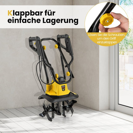 Elektrický kultivátor 750W – záběr 32cm, hloubka 22cm