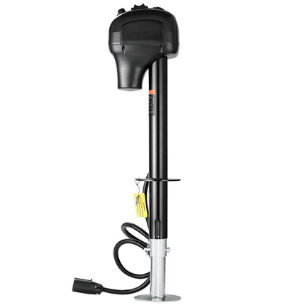 Electric Trailer Tongue Jack 3500 lb, 12V 7-Pin, LED