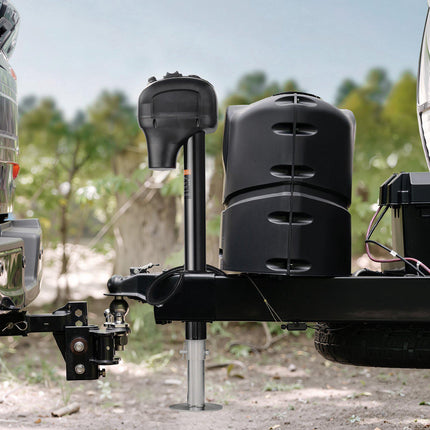 Electric Trailer Tongue Jack 3500 lb, 12V 7-Pin, LED