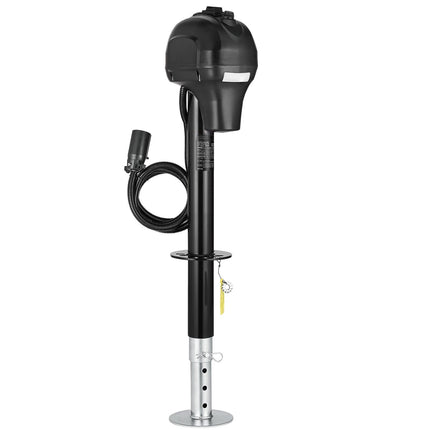 Electric Trailer Tongue Jack 3500 lb, 12V 7-Pin, LED