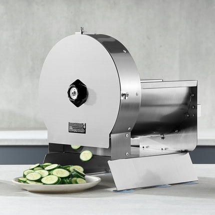 Electric Vegetable Slicer, 0-12mm Adjustable, Manual Mode
