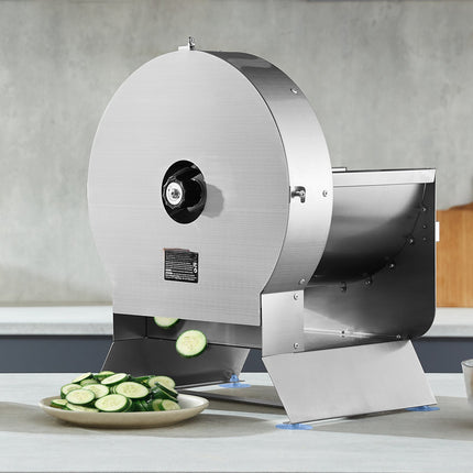 Electric Vegetable Slicer, Manual Option, 0-12mm Adjustable