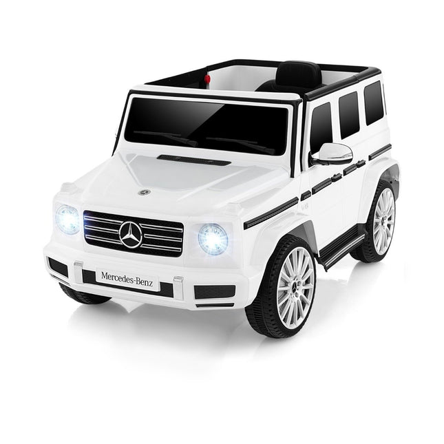 Elektrické autíčko pro děti Mercedes Benz G500 s dálkovým ovládáním, bílá
