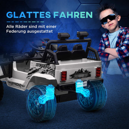 Dětské elektrické auto 12V - terénní, hudba, dálkové ovládání