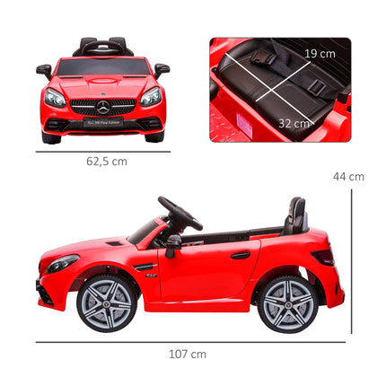 Electric car for children, Remote control, USB music, Red