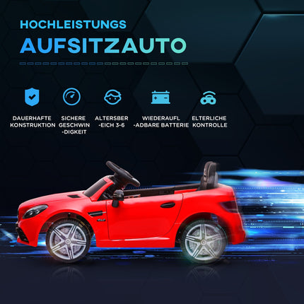 Electric car for children, Remote control, USB music, Red
