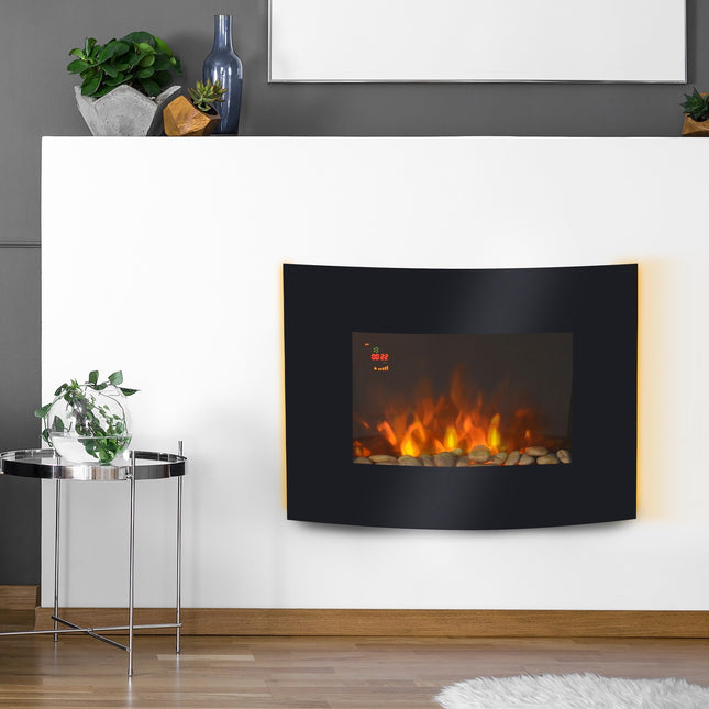 Elektrický nástěnný krb 65cm – útulná atmosféra domova