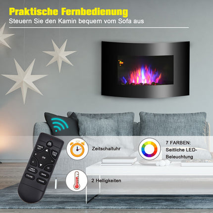 Elektrická kamna, 2 stupně výkonu, černá nerezová ocel