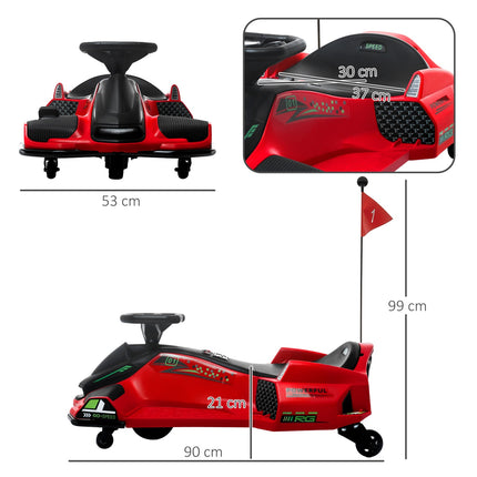 Elektrická motokára pro děti, 3-8 km/h, světla a hudba