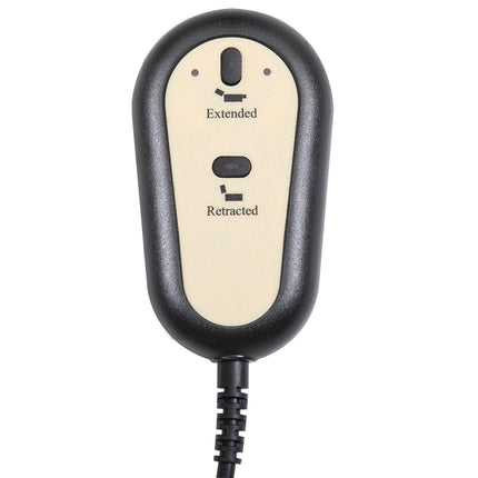 Elektrické polohovací křeslo s pomocí při vstávání, hnědá umělá kůže