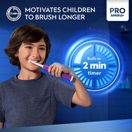 Elektrický zubní kartáček Junior fialová SUT