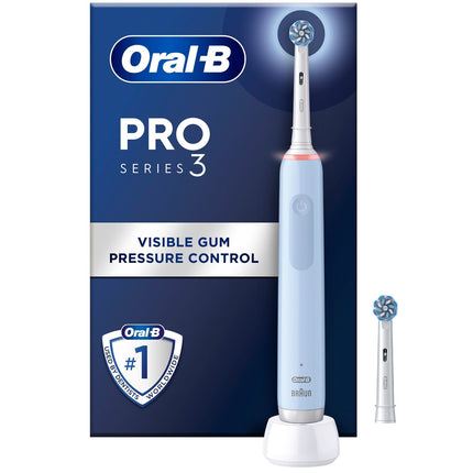 Elektrický zubní kartáček Pro3 modrá + extra náhradní hlavice