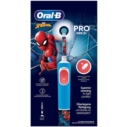 Elektrický zubní kartáček Vitality Pro Kids Spiderman HBOX