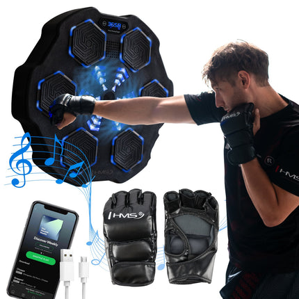 Elektronický boxovací terč se sadou rukavic