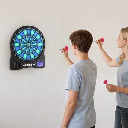 Electronic Dartboard With LED, 48 Games, LCD, 8 Players