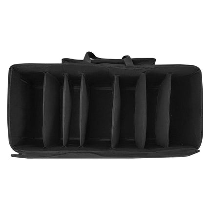 Electronic Drum Kit Bag, Padded 600D Rolling Case, Black