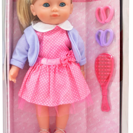 Panenka Elizabeth, 36 cm, realistické rysy, měkké tělo