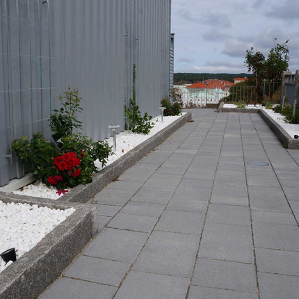 Zahradní lampa Ellipse, hliník