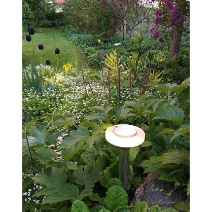 Zahradní lampa Ellipse, hliník