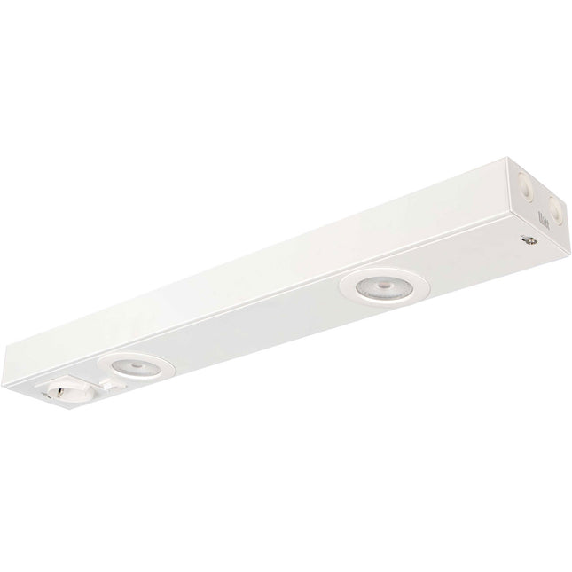 Emma 580 Kitchen bench lighting 2xspot + outlet 3000K 650lm 580cm