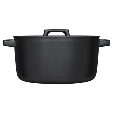 Smaltovaný hrnec s poklicí, objem 4L