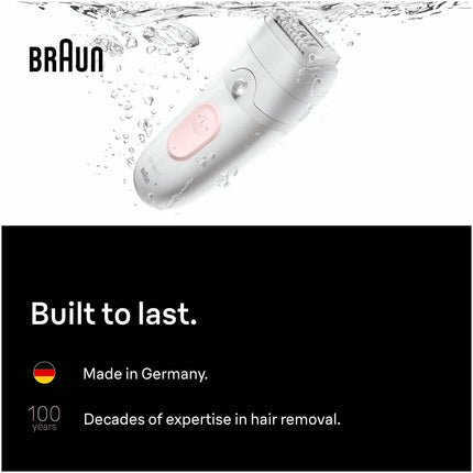 Epilator Wet & Dry, Long-Lasting Smooth Skin, Cordless