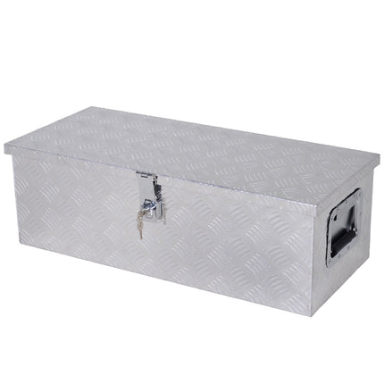 Přepravní box z hliníku – stříbrná, 76x33x25 cm