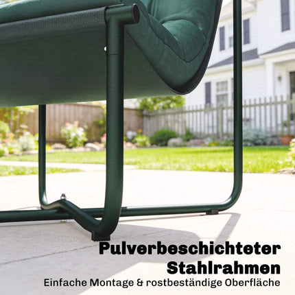 Ergonomická zahradní židle s polstrem, prodyšná síťovina, nosnost 120kg