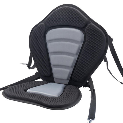 Ergonomický sedák do kajaku s nastavitelnými popruhy, černo-šedá