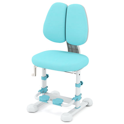 Ergonomická dětská židle k psacímu stolu s nastavitelným opěradlem a podnožkou