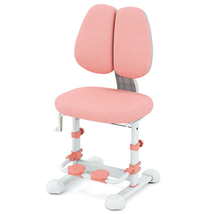 Ergonomická dětská židle k psacímu stolu s nastavitelným opěradlem a podnožkou