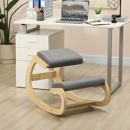 Ergonomická houpací klekačka pro lepší držení těla, šedá
